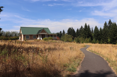 Caretaker’s house off paved Park Center Trail and North Access Lane – paved with some gravel